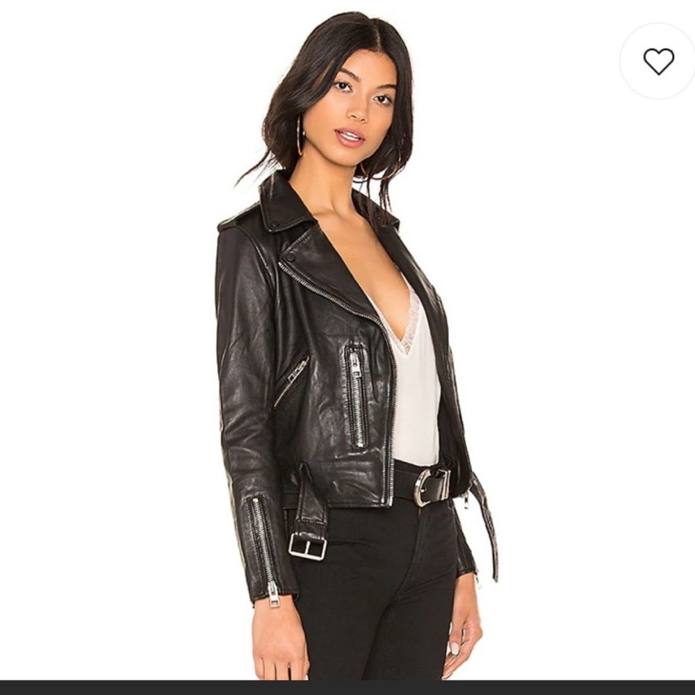 All saints balfern leather jacket